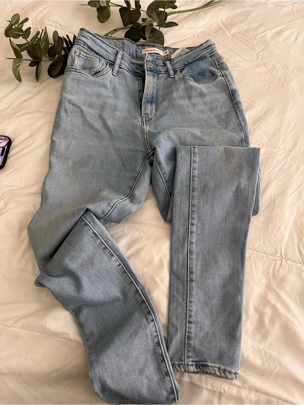 Levi's jeans 721 high rise skinny